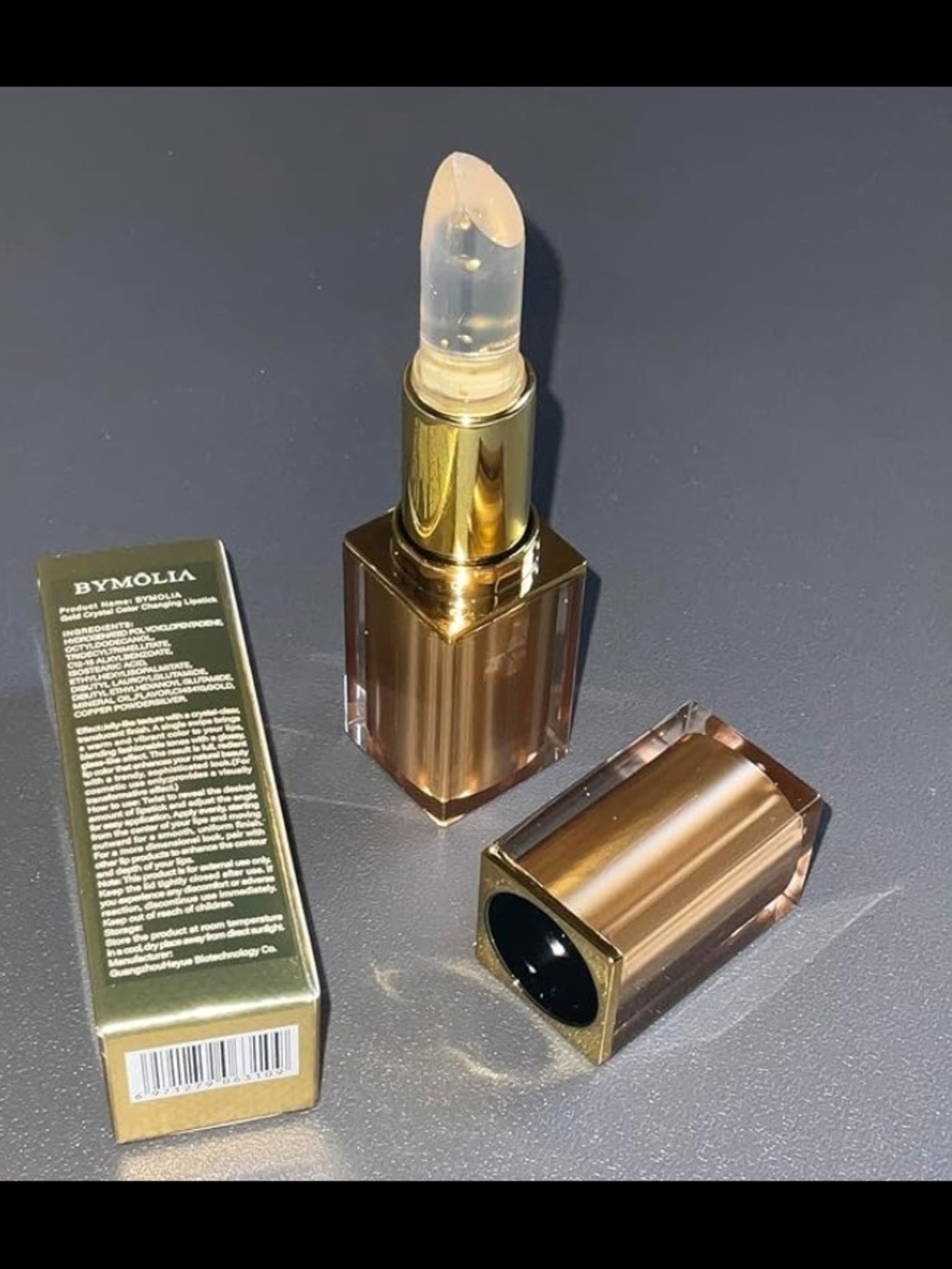 Clear Color Changing Ph Jelly Lipstick in Transparent Crystal